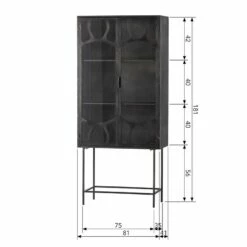 Vitrine Rustique -HOME24 Soldes 1000342085 220401 500 SKETCH DETAILS P000000001000342085 sketch