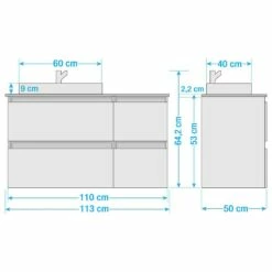Lavabo Quickset 360 II -HOME24 Soldes 1000343371 220330 500 SKETCH DETAILS P000000001000343371 sketch