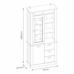 Vaisselier Shutter I -HOME24 Soldes 1000348702 220505 500 SKETCH DETAILS P000000001000348702 sketch
