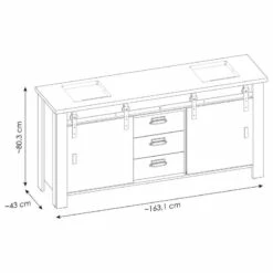 Meuble Avec Double Vasque Shutter -HOME24 Soldes 1000348703 220505 500 SKETCH DETAILS P000000001000348703 sketch