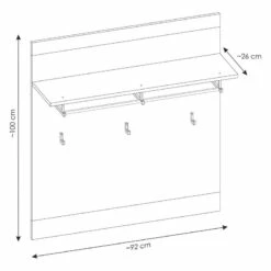 Ensemble D’entrée Shutter II (3 élém.) -HOME24 Soldes 1000348715 220505 501 SKETCH DETAILS P000000001000348715 sketch