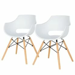 Chaises à Accoudoirs Vallenar - Lot De 2
