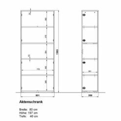 Armoire De Bureau GW-Lisbonne I 13 Armoire De Bureau GW-Lisbonne I -HOME24 Soldes 1000353360 220520 500 SKETCH DETAILS P000000001000353360 sketch
