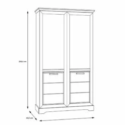 Vitrine Double New Dessa -HOME24 Soldes 1000358000 220616 500 SKETCH DETAILS P000000001000358000 sketch