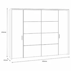 Armoire à Portes Coulissantes Huy -HOME24 Soldes 1000363103 220819 500 SKETCH DETAILS P000000001000363103 sketch