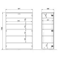 Ensemble D’entrée Genova III (5 élém.) -HOME24 Soldes 1000363574 220705 501 SKETCH DETAILS P000000001000363574 sketch