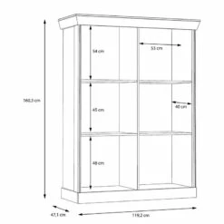 Vitrine Boolamore I -HOME24 Soldes 1000364886 220722 501 SKETCH DETAILS P000000001000364886 sketch
