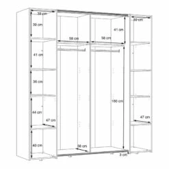 Armoire Westcoast I -HOME24 Soldes 1000365748 220901 501 SKETCH DETAILS P000000001000365748 sketch