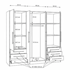 Armoire Mindelberg II -HOME24 Soldes 1000365861 220909 501 SKETCH DETAILS P000000001000365861 sketch