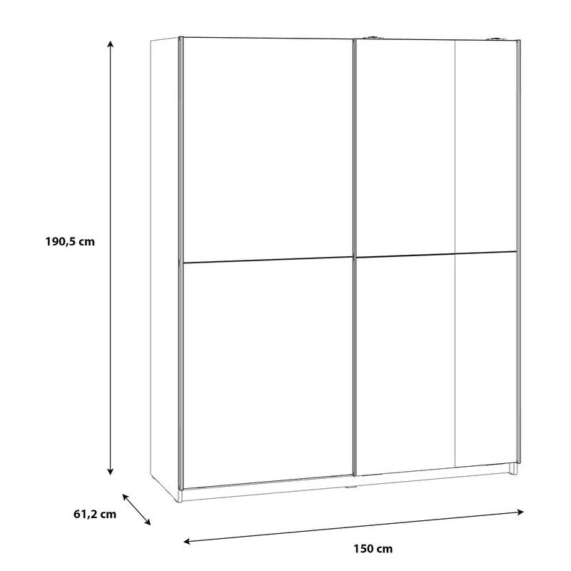 Armoire à Portes Coulissantes Stykes III 10 Armoire à Portes Coulissantes Stykes III – Image 8