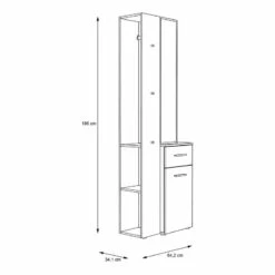 Ensemble D’entrée Compact Uvero 16 Ensemble D’entrée Compact Uvero -HOME24 Soldes 1000368196 221213 500 SKETCH DETAILS P000000001000368196 sketch