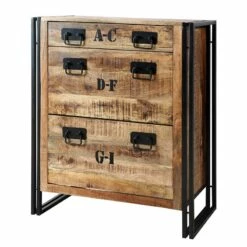 Meuble à Chaussures En Bois Massif Iron
