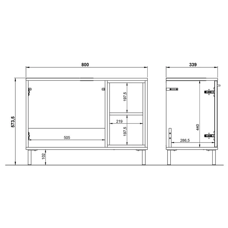 Meuble Sous Vasque Loria 8 Meuble Sous Vasque Loria – Image 6