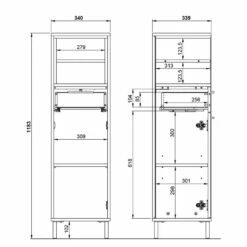 Armoire Midi Loria 34 Cm -HOME24 Soldes 1000372694 230315 500 SKETCH DETAILS P000000001000372694 sketch