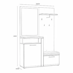 Ensemble D’entrée Compact Troi 14 Ensemble D’entrée Compact Troi -HOME24 Soldes 1000372760 230124 500 SKETCH DETAILS P000000001000372760 sketch