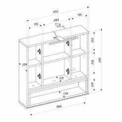 Armoire De Toilette Ariana -HOME24 Soldes 1000378166 230322 500 SKETCH DETAILS P000000001000378166 sketch