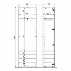 Ensemble D’entrée Aledo - 5 éléments -HOME24 Soldes 1000382532 230413 500 SKETCH DETAILS P000000001000382532 sketch
