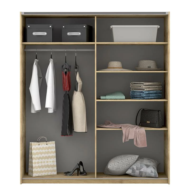 Armoire à Portes Coulissantes Krasbea 6 Armoire à Portes Coulissantes Krasbea – Image 4