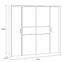 Armoire à Portes Battantes Huy -HOME24 Soldes 1000404472 230907 500 SKETCH DETAILS P000000001000404472 sketch