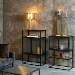 Vitrine 2 Portes Métal Et Verre Trempé -HOME24 Soldes 12a0ce6e31c74c52a4c251e9191c5799