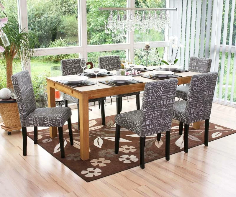 Chaise Littau Jacquard Lot De 6 17 Chaise Littau Jacquard Lot De 6 – Image 15