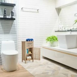 Meuble De Salle De Bain étroit Noyer -HOME24 Soldes 1478e3f279b4479ea9a22c419b97f681