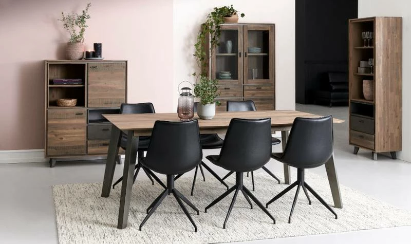 Armoire Vitrine Malaga Marron 4 Armoire Vitrine Malaga Marron – Image 2