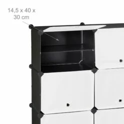 Étagère à Chaussures Noir Et Blanc 23 Étagère à Chaussures Noir Et Blanc -HOME24 Soldes 175e17ea464a47fdb346a8cf3d72888e