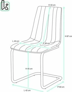 Lot De 2 Chaises Velours JANA -HOME24 Soldes 1868a36c6e5a46aaad10d027990f96b7