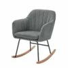 Fauteuil ELSA Tissu Gris Rocking Chair -HOME24 Soldes 1fdf3b7ec92b4cc5a4bf1c5e6c7855a2
