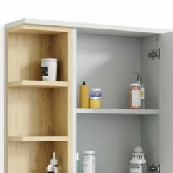 Armoire De Toilette Aquis Blanc/chêne -HOME24 Soldes 2228a86e98ce40e8b0a39a6c2b9027c1
