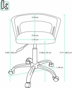 KAYELLES Chaise Bureau AYA (noir Marron) -HOME24 Soldes 22919a376abb4b29b0cbc168173ce14e