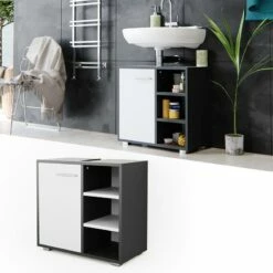 Meuble Sous-lavabo Perry Anthracite 11 Meuble Sous-lavabo Perry Anthracite -HOME24 Soldes 22dabe66e2eb46939f599544cfe015ef