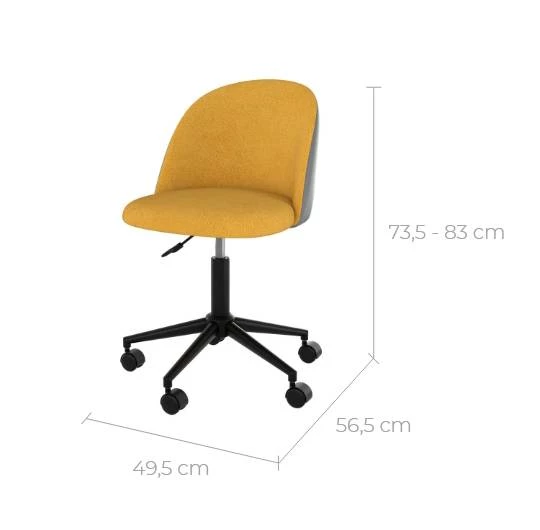 Chaise De Bureau Jane 4 Chaise De Bureau Jane – Image 2