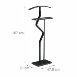 Valet De Chambre à Poser En Noir -HOME24 Soldes 25c4d0c5e49e474da7e36f3d7445e598