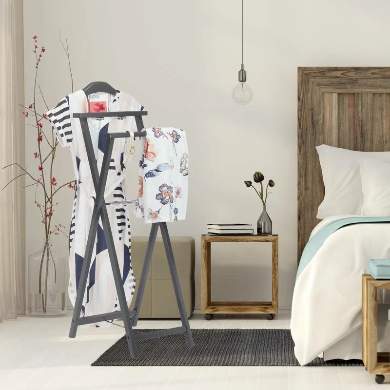 Valet De Chambre Blanc Pliable 10 Valet De Chambre Blanc Pliable – Image 8