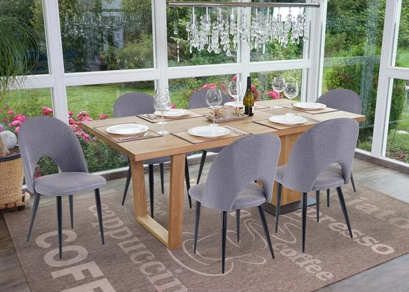 Chaise Capitonnée HWC-D73 (lot De 6) 4 Chaise Capitonnée HWC-D73 (lot De 6) – Image 2