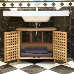 Meuble Sous Lavabo En Bambou 2 Portes -HOME24 Soldes 2c5e7227540f43f0be01efa0f26e1e71