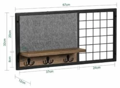 Étagère Murale Avec Tableau Mémo FHK20-N 17 Étagère Murale Avec Tableau Mémo FHK20-N -HOME24 Soldes 2c77f323fcf9401cbf5895fbb2477296.cropped 28 327 1420 1039.processed