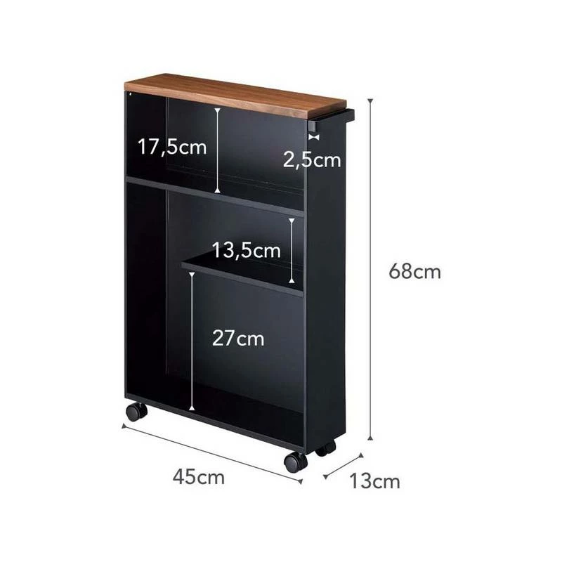 Yamazaki Chariot De Toilette Semi-fermé 21 Yamazaki Chariot De Toilette Semi-fermé – Image 19