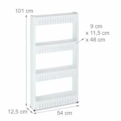 Étagère De Cuisine à Roulettes 4 Niveaux -HOME24 Soldes 31230ddb28b740cb84c920f2bf7bdf00
