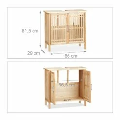 Meuble Dessous De Lavabo En Noyer -HOME24 Soldes 32d4d7132f3a409487dcd784290b644d