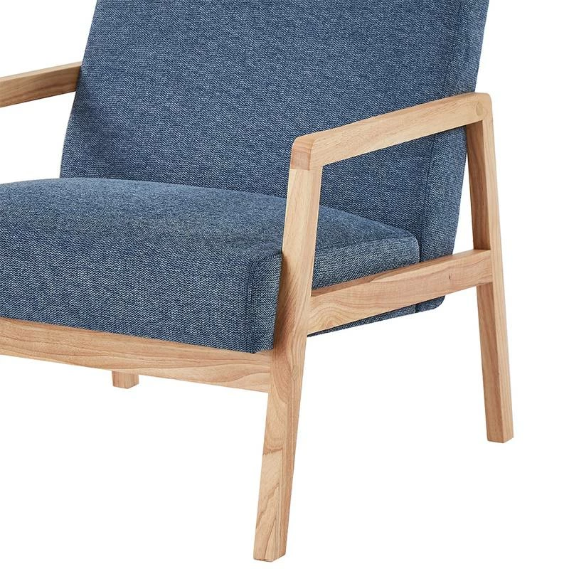 Fauteuil BONIFACIO En Tissu Bleu 7 Fauteuil BONIFACIO En Tissu Bleu – Image 5