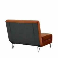 Fauteuil Convertible En Velours Rouille -HOME24 Soldes 346951163c4842cf98d13a3f1afd2d97