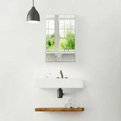 Armoire De Toilette Avec Miroir SDB -HOME24 Soldes 3708523a57df48f1943bee55d0d39f4a