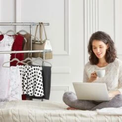 Portant Professionnel Avec 2 Tringles -HOME24 Soldes 381ced05547a4a169737aa611bf2bc4b