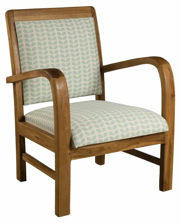 Fauteuil Pétales En Teck Et Tissu 3 Fauteuil Pétales En Teck Et Tissu