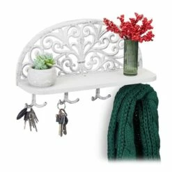 Porte-manteaux Mural étagère Blanc -HOME24 Soldes 396527486d64452ba9fe341f783096ab
