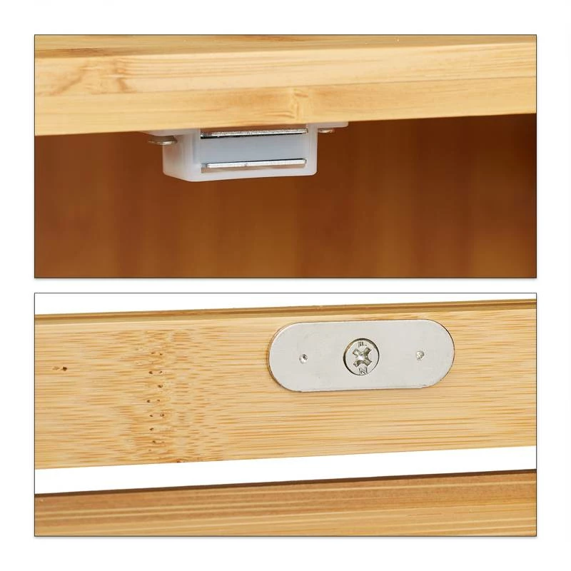 Étagère De Salle De Bain En Bambou 8 Étagère De Salle De Bain En Bambou – Image 6