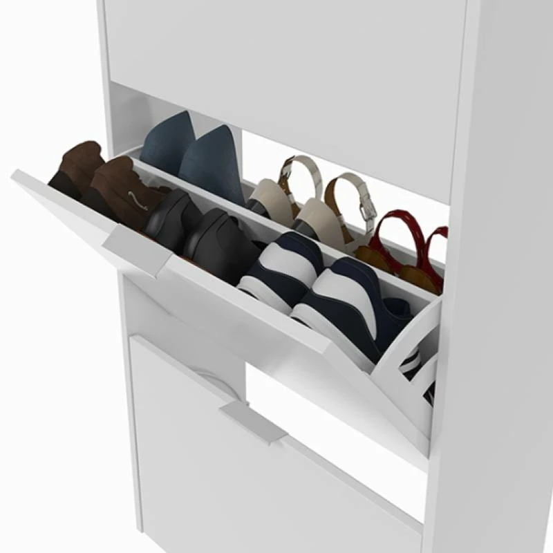 Meuble à Chaussures 3 Portes Rubi 6 Meuble à Chaussures 3 Portes Rubi – Image 4